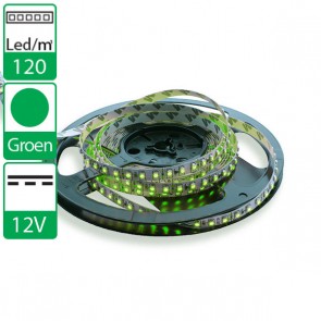 1m 120 Leds 12V SMD flexibele LED strip groen