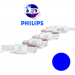 PHILIPS Blauwe waterdichte LED module met 1 power LED LP W8000